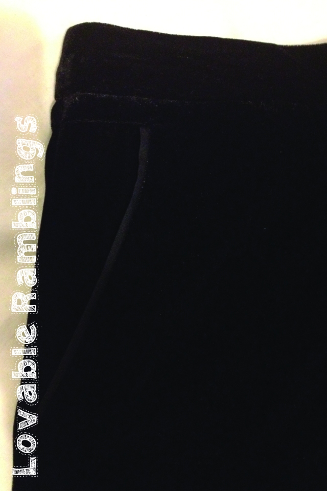 Pocket Detail of Velvet Shorts from Topshop
